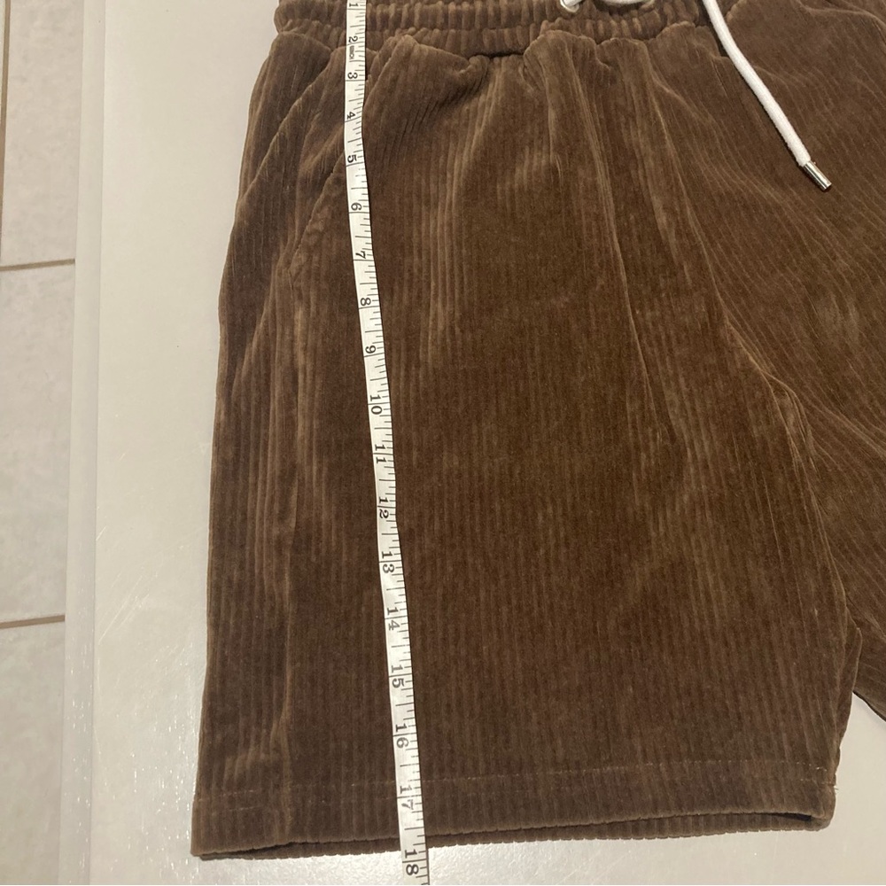 YoungLA 119 Collections Brown Corduroy Shorts size medium - Picture 6 of 8